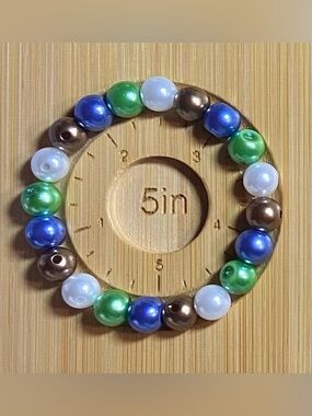 🌎 Earth Day “Planet Earth” Beaded Bracelets — Made to Order 🌎